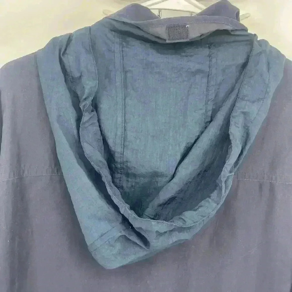 Vintage Faconnable Hidden Hoodie Pull Over Jacket 1/4 Zip Windbreaker Mens XL - Picture 15 of 16